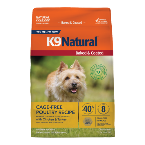 K9 Natural Baked & Coated Cage-Free Poultry 3.5lb