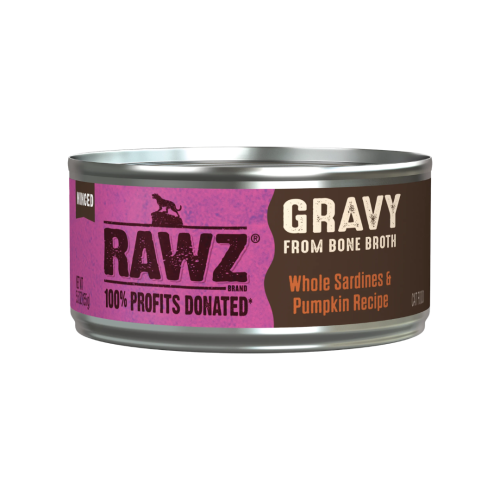 Rawz Minced Sardines & Pumpkin 3oz in Bone Broth Gravy