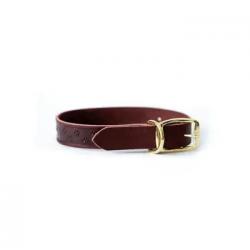 EuroDog Elegant Collar Burgundy Large