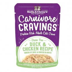 Stella & Chewy's Pouch Shredded Duck Chicken 2.8oz