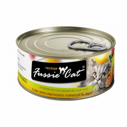 Fussie Cat Tuna with Anchovies 2.8oz