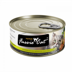 Fussie Cat Tuna with Mussels 2.8oz