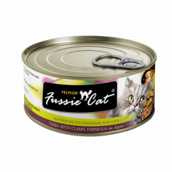 Fussie Cat Tuna with Clams 2.8oz