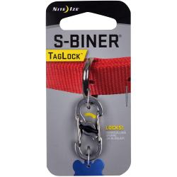 NiteIze S-Biner TagLock Stainless Steel