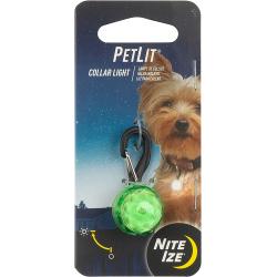 NiteIze PetLit Collar Light Lime Jewel