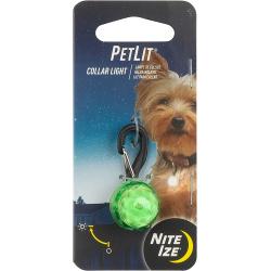 NiteIze PetLit Collar Light Lime Jewel