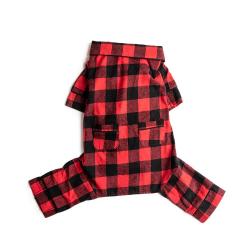 FabDog Flannel PJs Buffalo Size 8