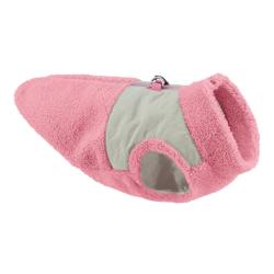 Gooby Zip Up Sherpa Vest Pink