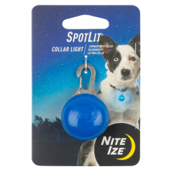 NiteIze SpotLit Collar Light Blue