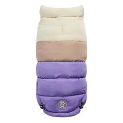 GF Pet Color Block Puffer Purple