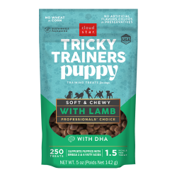 Cloudstar Tricky Trainer Puppy Chewy Lamb 5oz