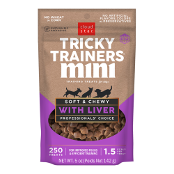 Cloudstar Tricky Trainer Chewy Mini Liver 5oz