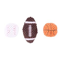 ZippyPaws Miniz SportsBallz 3-Pack