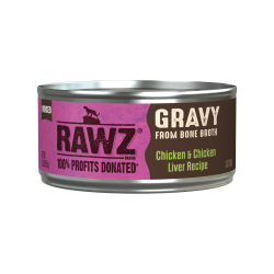 Rawz Minced Chicken & Chicken Liver 3oz in Bone Broth
