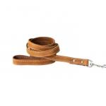 EuroDog Traditional Leash Bark Brown 6' Long 5/8