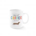 Fringe Studio Montana Mug Dogs and Coffee