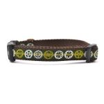 Six Point Pet Sprockets Collar Dark Green Small 10-16