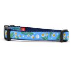 Six Point Pet Chamomile Collar Light Blue Small 10-16