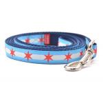Six Point Pet Chicago Flag Leash 6' Long 3/4