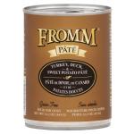 Fromm Dog Can Grain-Free Turkey Duck & Sweet Potato Pate 12oz