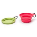 MessyMutts Collapsible Bowl Blue