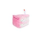 ZippyPaws Birthday Cake Slice Pink