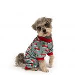 FabDog Pajamas Christmas Truck Size 14