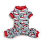 FabDog Pajamas Christmas Truck Size 14