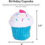 ZippyPaws Birthday Cupcake Blue