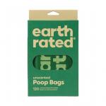 Earth Rated Unscented Poop Bags with Handles 120ct