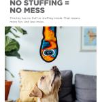 Outward Hound Durablez 6-Squeak Snake Orange