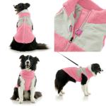 Gooby Zip Up Sherpa Vest Pink 