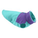 Gooby Fleece Vest Two Tone Turquoise XL