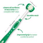 Tropiclean Tripleflex Toothbrush for Dogs - Assorted Sizes