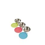 MessyMutts Stainless Steel Bowl & Silicone Lid Set 1.5cup