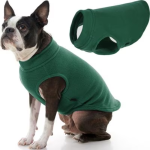Gooby Stretch Fleece Forest Green XS