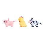 ZippyPaws Miniz Barnyard Friends 3-Pack