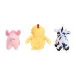 ZippyPaws Miniz Barnyard Friends 3-Pack