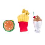 ZippyPaws Miniz Fast Food 3-Pack