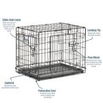 Midwest Contour Double Door Crate