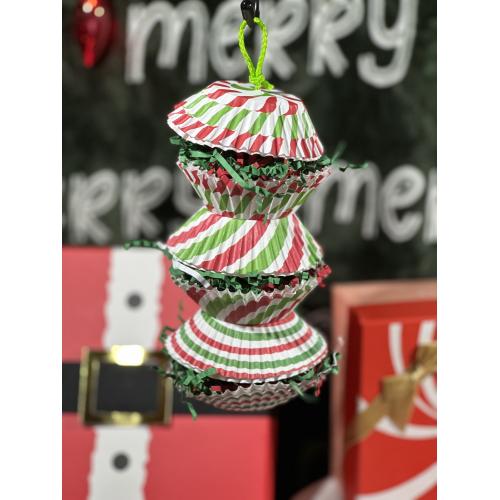Christmas Holiday Cupcake Bird Toy Christmas Holiday Cupcake Bird Toy