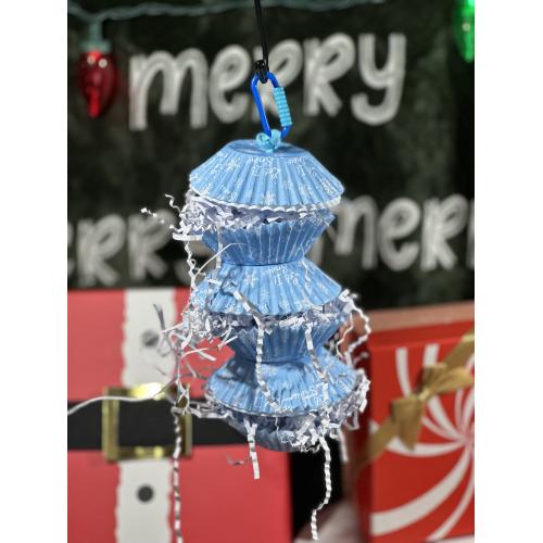 Christmas Holiday Cupcake Bird Toy Christmas Holiday Cupcake Bird Toy