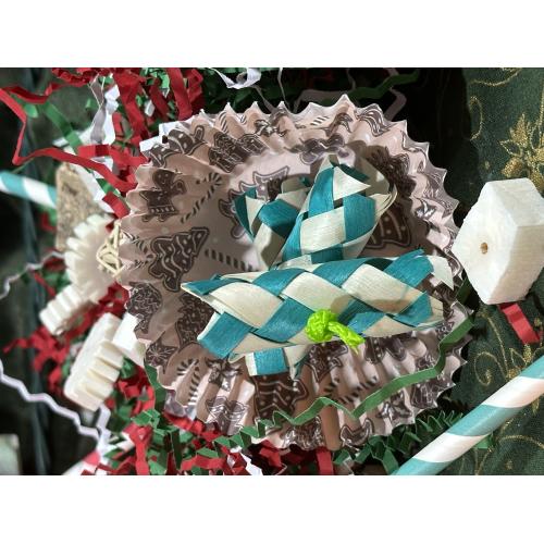 Gingerbread House Foraging Bird Toy