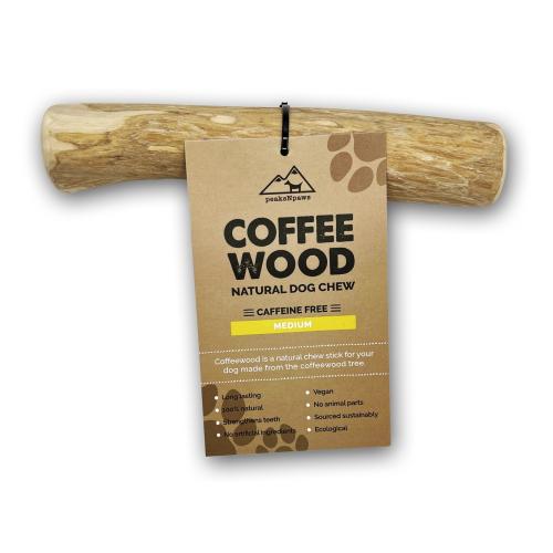 Premium Coffee Wood Dog Chews - Medium