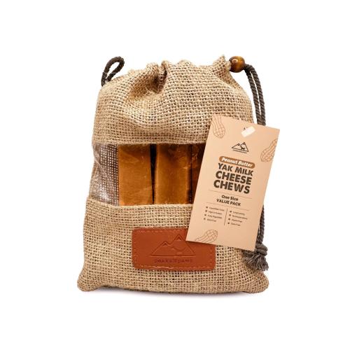 Peanut Butter Yak Milk Chews - 3pk Large