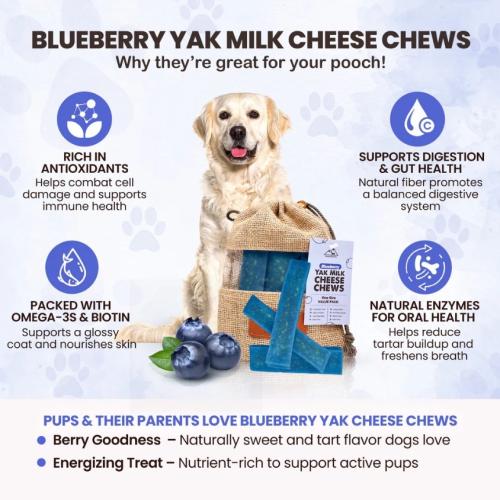Blueberry Yak Milk Chew - Large - Single