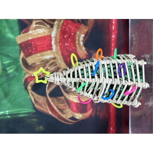 Vine Christmas Tree Bird Toy