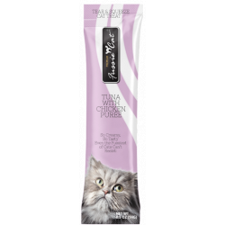 Fussie Cat Puree Lickable Cat Treat - Chicken w/ Beef
