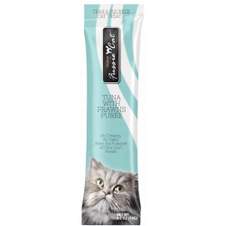 Fussie Cat Puree Lickable Cat Treat - Tuna with Prawns