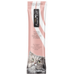 Fussie Cat Puree Lickable Cat Treats - Tuna with Salmon